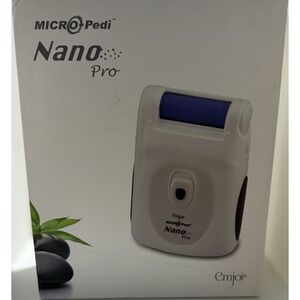NIB Emjoi MICRO Pedi Nano Pro Electronic Callus Shaver Kit w/ Rollers